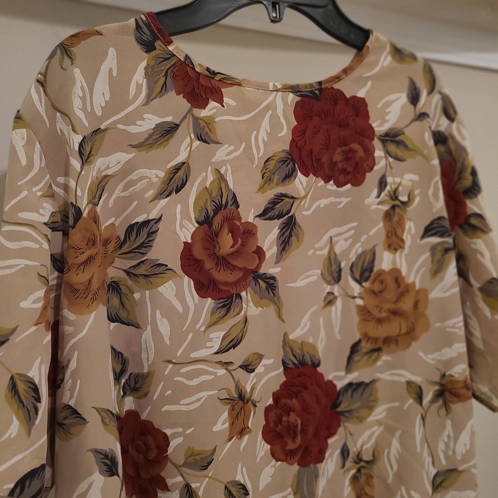 Floral Silk Top